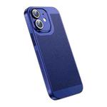 For iPhone 11 Ice Sense Heat Dissipation Electroplating PC Phone Case(Navy Blue)