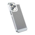 For iPhone 11 Pro Ice Sense Heat Dissipation Electroplating PC Phone Case(Silver)