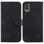 For Nokia G60 Double 8-shaped Embossed Leather Phone Case(Black)