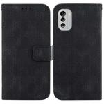 For Nokia G11 Plus Double 8-shaped Embossed Leather Phone Case(Black)