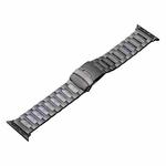 For Apple Watch Ultra 2 49mm Safety Buckle Titanium Steel Watch Band(Grey)