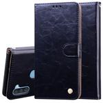 For Samsung Galaxy A11 Business Style Oil Wax Texture Horizontal Flip Leather Case with Holder & Card Slots & Wallet(Black)