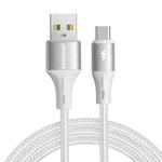 JOYROOM SA25-AC3 3A USB to USB-C/Type-C Fast Charge Data Cable, Length:2m(White)