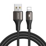 JOYROOM SA25-AL3 3A USB to 8 Pin Fast Charge Data Cable, Length:1.2m(Black)