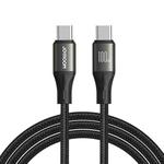 JOYROOM SA25-CC5 100W USB-C/Type-C to USB-C/Type-C Fast Charge Data Cable, Length:1.2m(Black)
