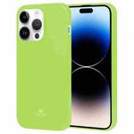 For iPhone 15 Pro GOOSPERY PEARL JELLY Shockproof TPU Phone Case(Grass Green)