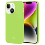 For iPhone 15 GOOSPERY PEARL JELLY Shockproof TPU Phone Case(Grass Green)