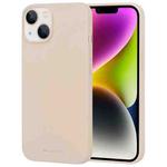 For iPhone 15 Plus GOOSPERY SOFT FEELING Liquid TPU Soft Phone Case(Apricot)