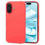 For iPhone 16 Plus GOOSPERY SOFT FEELING Liquid TPU Soft Phone Case(Red)