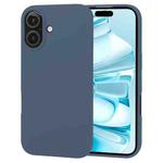 For iPhone 16 GOOSPERY SOFT FEELING Liquid TPU Soft Phone Case(Dark Blue)