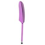 Electroplated Feather Stylus Pen(Violet)