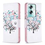 For OPPO A79 5G Colored Drawing Pattern Leather Phone Case(Tree)