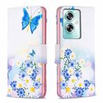 For OPPO A79 5G Colored Drawing Pattern Leather Phone Case(Butterfly Love)