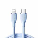 JOYROOM SA29-CL3 30W USB-C/Type-C to 8 Pin Liquid Silicone Fast Charging Data Cable, Length: 1.2m(Blue)