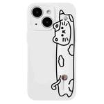 For iPhone 14 Wristband Holder Phone Case(Cat)