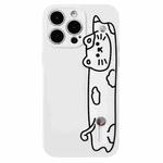 For iPhone 14 Pro Max Wristband Holder Phone Case(Cat)