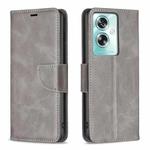 For OPPO A79 5G Lambskin Texture Leather Phone Case(Grey)