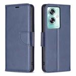 For OPPO A79 5G Lambskin Texture Leather Phone Case(Blue)