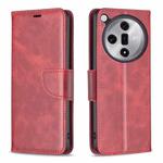 For OPPO Find X7 Lambskin Texture Leather Phone Case(Red)