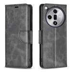 For OPPO Find X7 Ultra Lambskin Texture Leather Phone Case(Black)
