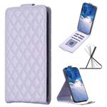 For OPPO A98 5G Diamond Lattice Vertical Flip Leather Phone Case(Purple)