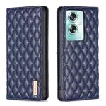 For OPPO A79 5G Diamond Lattice Magnetic Leather Flip Phone Case(Blue)