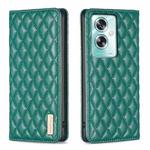 For OPPO A79 5G Diamond Lattice Magnetic Leather Flip Phone Case(Green)