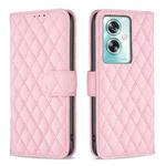 For OPPO A79 5G Diamond Lattice Wallet Leather Flip Phone Case(Pink)