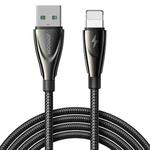 JOYROOM SA31-AL3 3A USB to 8 Pin Fast Charge Data Cable, Length: 1.2m(Black)