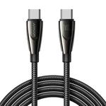 JOYROOM SA31-CC5 240W USB-C/Type-C to USB-C/Type-C Fast Charge Data Cable, Length: 1.2m(Black)