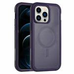 For iPhone 12 Pro Max Defender Series XT MagSafe Magnetic PC + TPU Shockproof Phone Case(Dark Purple)