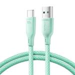 JOYROOM SA34-AC6 100W USB to USB-C/Type-C Fast Charge Data Cable, Length: 1m(Green)