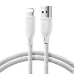JOYROOM SA34-AL3 3A USB to 8 Pin Fast Charge Data Cable, Length: 1m(White)