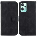 For OnePlus Nord CE 2 5G Double 8-shaped Embossed Leather Phone Case(Black)