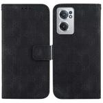 For OnePlus Nord N20 5G Double 8-shaped Embossed Leather Phone Case(Black)