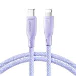 JOYROOM SA34-CL3 30W USB-C/Type-C to 8 Pin Fast Charge Data Cable, Length: 1m(Purple)