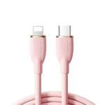 JOYRO0M SA29-CL3 30W USB-C/Type-C to 8 Pin Liquid Silicone Fast Charging Data Cable, Length: 2m(Pink)