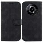 For Realme 11 5G/Narzo 60 India Version Double 8-shaped Embossed Leather Phone Case(Black)