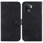 For OPPO A94 4G / F19 Pro / Reno5 F Double 8-shaped Embossed Leather Phone Case(Black)