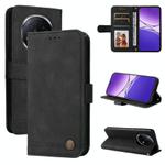 For OPPO A5 Pro China Skin Feel Life Tree Metal Button Leather Phone Case(Black)