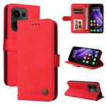 For OPPO Reno13 Global Skin Feel Life Tree Metal Button Leather Phone Case(Red)