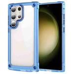 For Samsung Galaxy S23 Ultra 5G Skin Feel TPU + PC Phone Case(Transparent Blue)