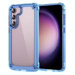 For Samsung Galaxy S25 5G Skin Feel TPU + PC Phone Case(Transparent Blue)