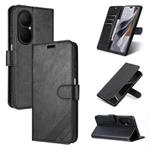 For Huawei Enjoy 80 AZNS Sheepskin Texture Flip Leather Phone Case(Black)