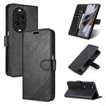 For Huawei nova 14 Ultra 5G AZNS Sheepskin Texture Flip Leather Phone Case(Black)