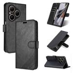 For Huawei Pura 80 5G AZNS Sheepskin Texture Flip Leather Phone Case(Black)