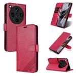 For OPPO Find X8 Ultra AZNS Sheepskin Texture Flip Leather Phone Case(Red)
