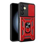 For Samsung Galaxy A25 5G Sliding Camera Cover Design TPU+PC Phone Case(Red)