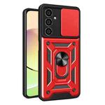 For Samsung Galaxy A05s Sliding Camera Cover Design TPU+PC Phone Case(Red)