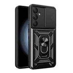 For Samsung Galaxy A35 5G Sliding Camera Cover Design TPU+PC Phone Case(Black)